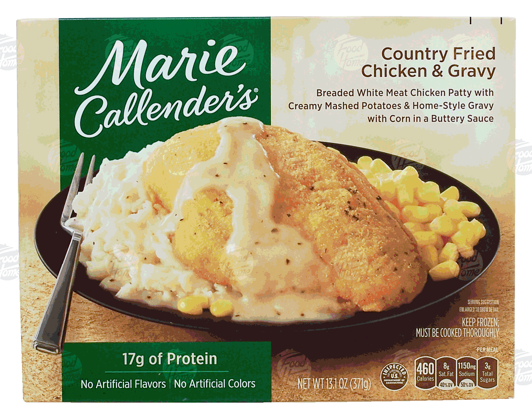 Marie Callender's  country fried chicken & gravy with corn in a buttery sauce Full-Size Picture